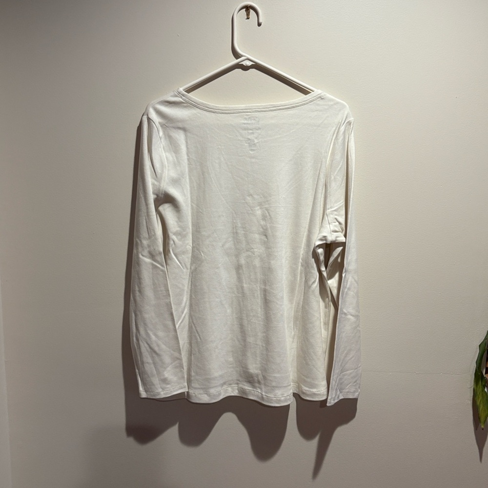 Croft & Barrow Holiday Long Sleeve Tee Shirts Set of 2 - Picture 11 of 12